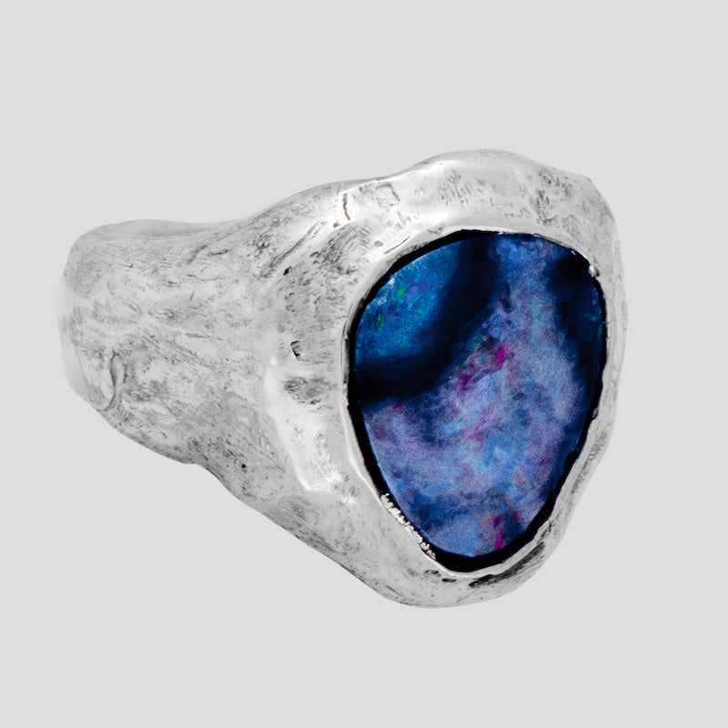 RISE OPAL SIGNET RING