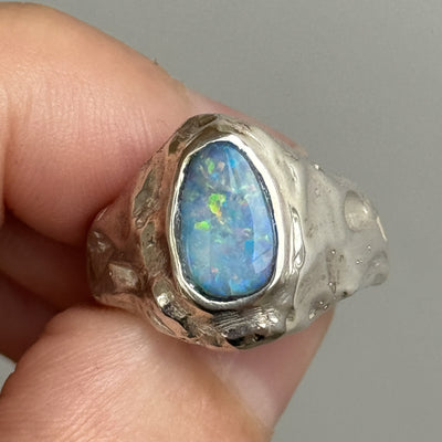 LISA OPAL SIGNET RING