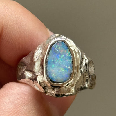 LISA OPAL SIGNET RING